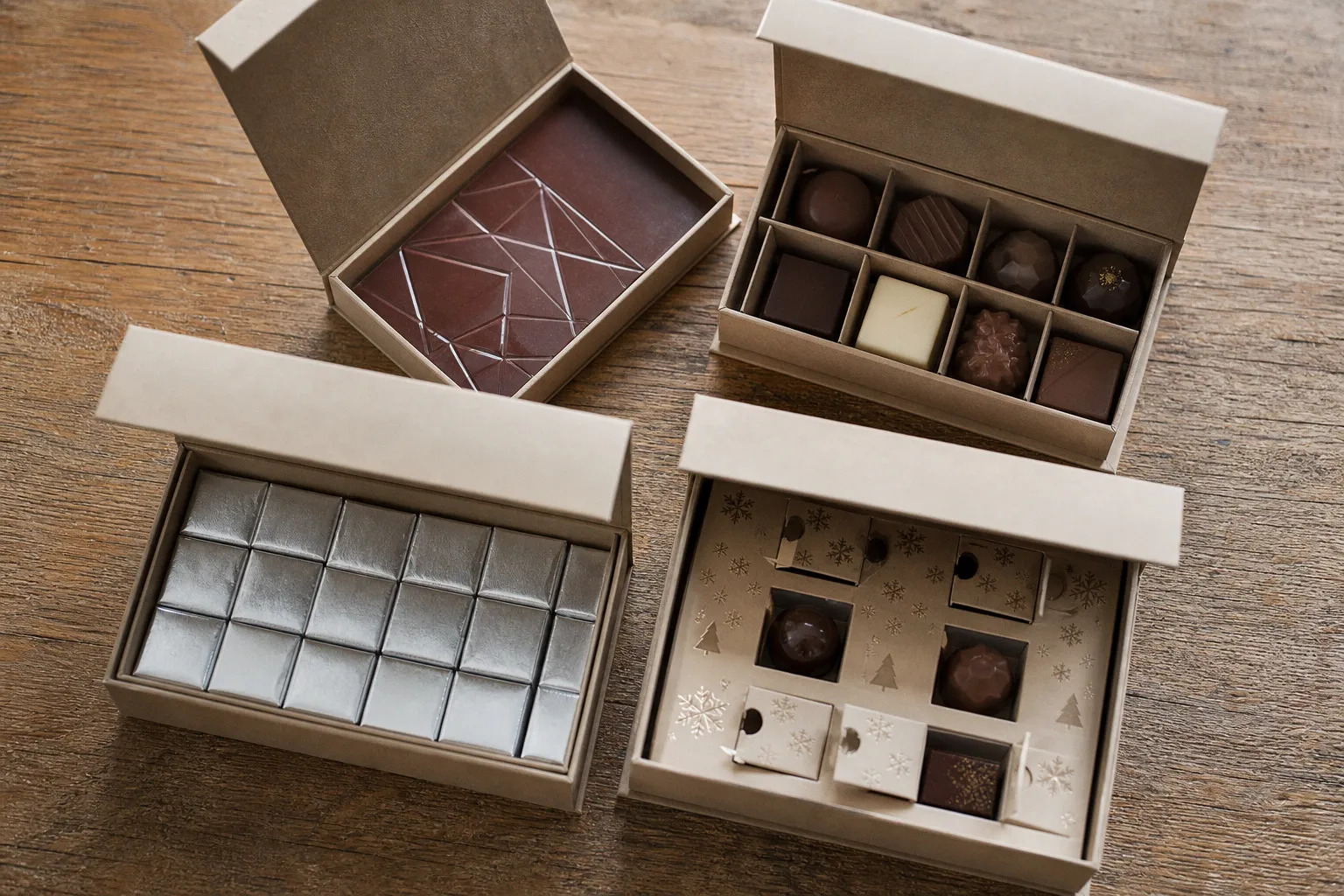 Chocolat cadeau entreprise : comparatif de 4 formats