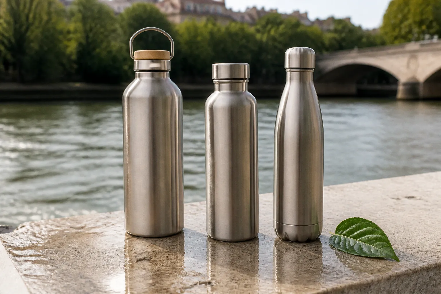 Gourdes en inox personnalisées : trois modèles au banc d'essai