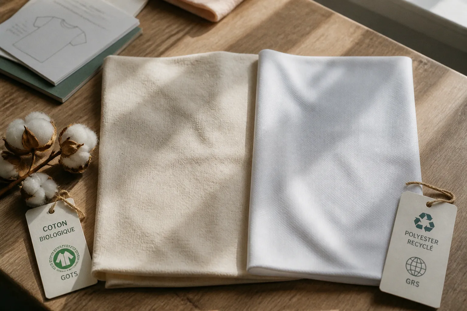 T-shirt publicitaire : coton bio ou polyester recyclé ?