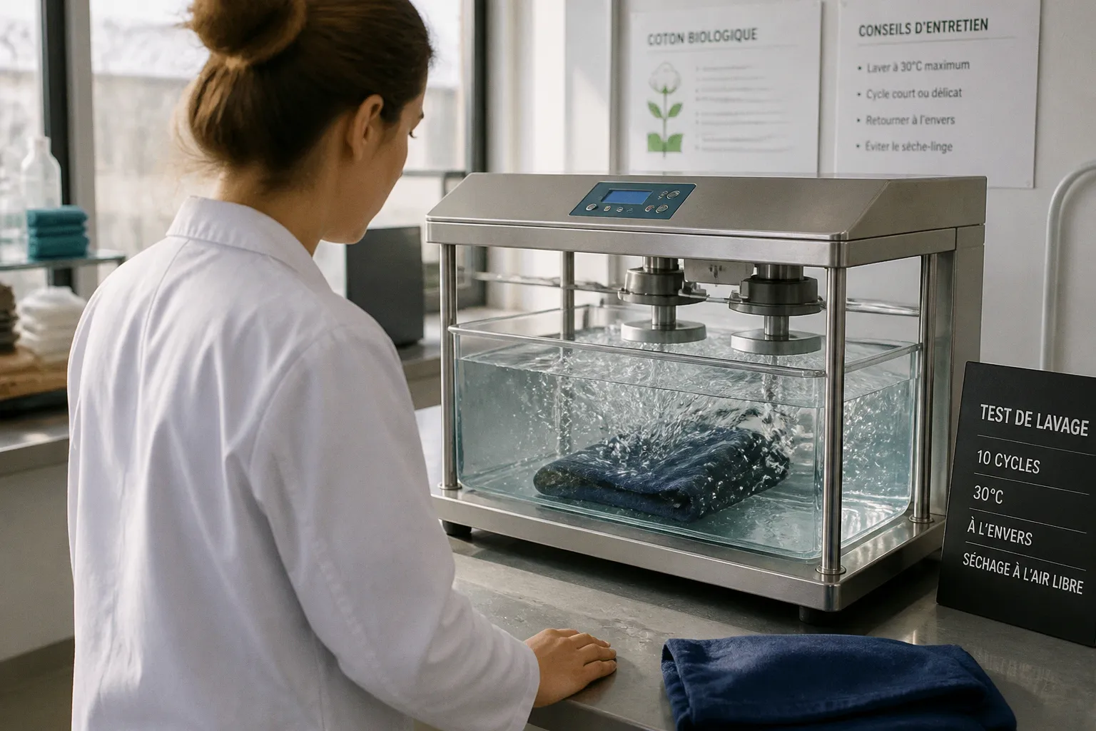 T-shirts en coton bio : notre test de résistance au lavage