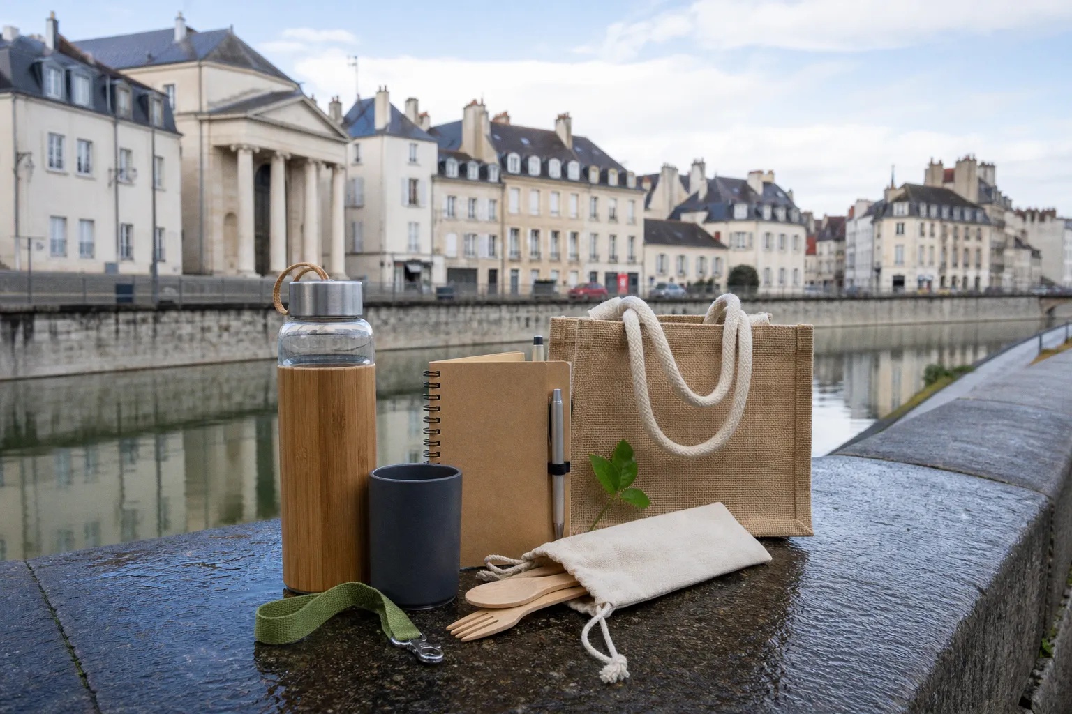 Transition écologique à Dijon : critères pour vos goodies d’entreprise